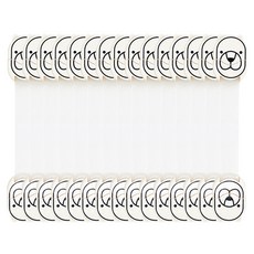 抽屜安全鎖扣, 象牙白, 15入