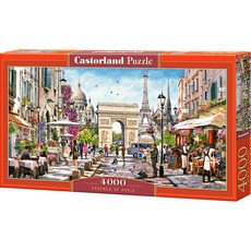 Castorland Puzzle 巴黎精華迷你拼圖拼圖 CS400294, 4000件, 混色