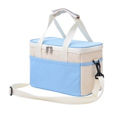 Market Pio肩背帶方形野餐保冷袋, 天空