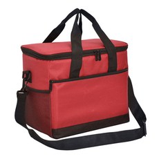 防水牛津布保冷袋, 紅色的, 17L