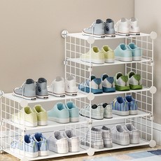 GAPANG 塑料窄門鞋櫃 K 白色, 1個