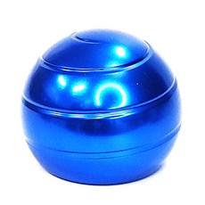 金屬球指尖陀螺 40mm, 藍色