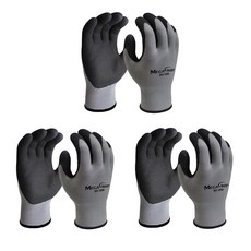 MEGA GRIP 羊毛用刷毛塗層手套 L SH-200, 混合顏色, 3套