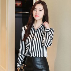 LUNA GIRL 緞面翻領襯衫