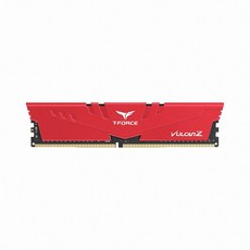 팀그룹 T-Force DDR4 32G PC4-25600 CL16 Vulcan Z Red 데스크탑용, 1개