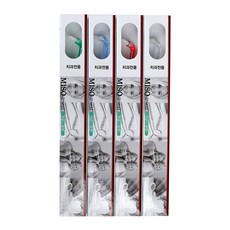 牙套用圓頭臼齒牙刷, 1入, 4入