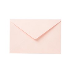 水貂絨邀請函信封, 淺粉色, 100個