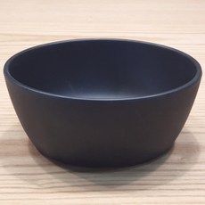 黑色陶器特大碗, 單一顏色, 4個