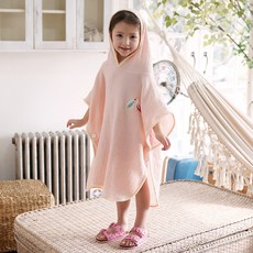 Bebechat 孩童鸚鵡刺繡連帽棉袍