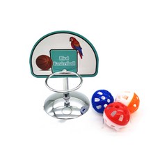 鸚鵡籃球玩具訓練組 12.9cm, 混色, 1套