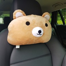 Hongdaesunhuisyap 013 汽車頸枕 北極熊, 棕色