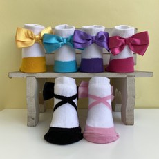 coccasin 芭蕾舞鞋造型蝴蝶結襪 6入