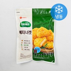 롯데푸드 제로미트 베지 너겟 (냉동), 360g, 1개
