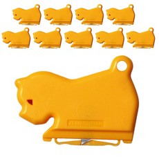 제로커터 강아지 스크랩 안전 커터, 오렌지, 10개