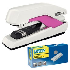 Rapid Omnipress 釘書機 + 釘書針 Omni30R 5000p, 白色, 1套