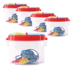 Coconet 昆蟲採集盒 5入 + 夾子 5入, 藍色, 1套