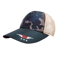 Deuce Fishing軍事風夏季網狀釣魚帽 MXP-2201, 混色