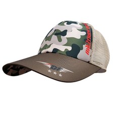 Deuce Fishing軍事風夏季網狀釣魚帽 MXP-2202, 混色