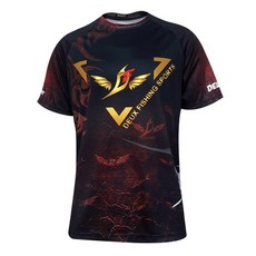 DEUCE FISHING 圓領釣魚短袖T恤 RDT-19006, 混色