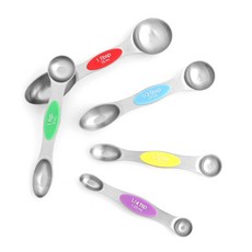 烘焙不鏽鋼雙面量匙 5種組, 1套