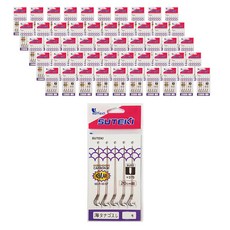 DAIICHI Sudeki Tanagosre 倒鉤黑色針 2 釣魚鉤, 50個