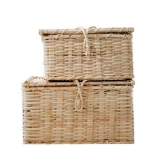 MARKET B SUCANE 手工籃子 2 件套, 混色, 1套