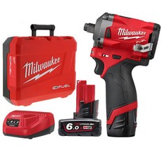 Milwaukee 充電燃料衝擊扳手 II M12 FIWF12-632C, 1套