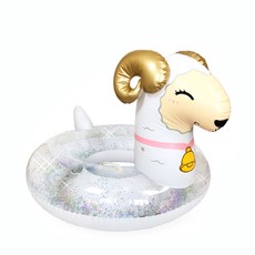 SWIM ABOUT 羚羊造型亮粉泳圈 PF52, 混色, 1個