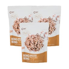 oneuldo Bong Bong造型米餅, 混合口味(巧克力/糙米), 3包, 30g