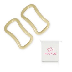 호스커스 요가링 하드형 2p + 파우치, 베이지, 1개