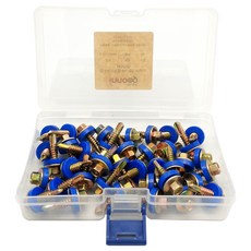 Innotime 防水六角自攻螺絲 藍色, 40個