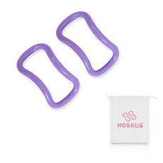 호스커스 요가링 소프트형 2p + 파우치, 퍼플