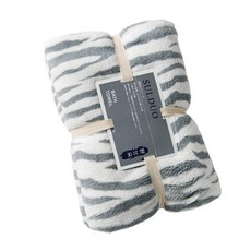 ARYKO 斑馬紋上身浴袍, 天空藍, 1個