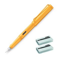 LAMY Safari 糖果鋼筆 + 墨盒 2p, EF, Mango
