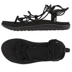 Teva Voya Infinity女款羅馬繩鞋 1019622, 230, 黑色
