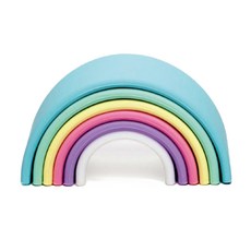 dena 彩虹圖形積木 粉彩色, 1套