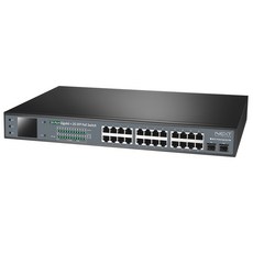 NEXT 千兆24端口POE管理型交換集線器, NEXT-POE2428LED-PM, 1個