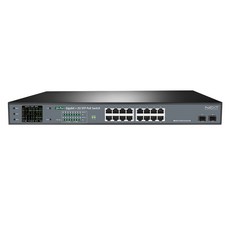 NEXT Gigabit 16埠 LCD PoE 管理型 2SFP埠 交換器, NEXT-POE2418LED-PM, 1