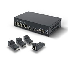 넥스트 1대4 HDMI 거리연장 분배기 40m NEXT-HD40SP-4R, 혼합색상, 1개
