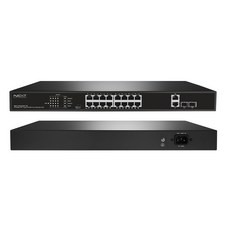 NEXT Gigabit 16埠 2SFP PoE 交換式集線器 270W, NEXT-POE320SFP-PD