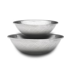 GENIAL 飯碗 2 套 A 型, 不銹鋼拋光銀