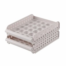 抽屜式雞蛋盒 2層 60格, 單色