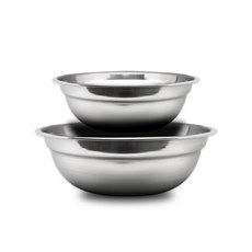 GENIAL 銅盆 B型 2款組, 不銹鋼拋光銀