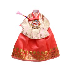 해피툴 레드학 당의 한복 와인커버, 주황, 1개