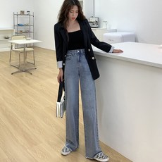 LUNA GIRL 女款 Muri 寬版長牛仔褲