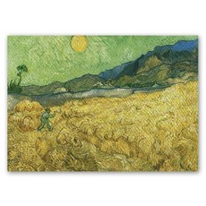 小清新感性 帆布印刷畫框 名畫系列 梵谷 人物畫 vangogh-F13