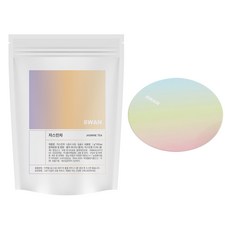 SWAN 대용량 자스민차 100p + 티코스터, 1g, 100개입, 1개