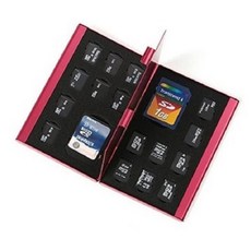 SD/TF卡/USIM卡收納盒 H611 紅色