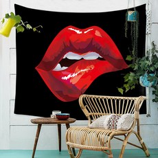 Kong K-LIVING HOME 有質感的布料海報 厚布, 嘴唇