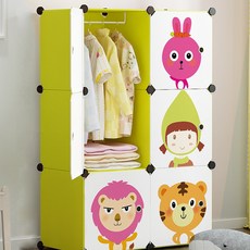 가팡 침실 귀여운 옷장 F, 그린